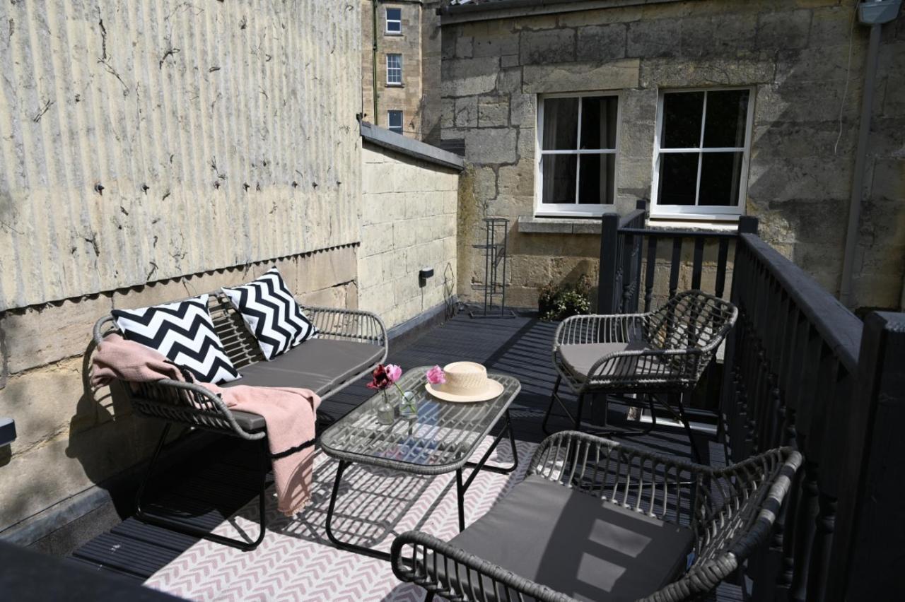 Charming Georgian Cottage With Private Sun Terrace Bath Eksteriør bilde